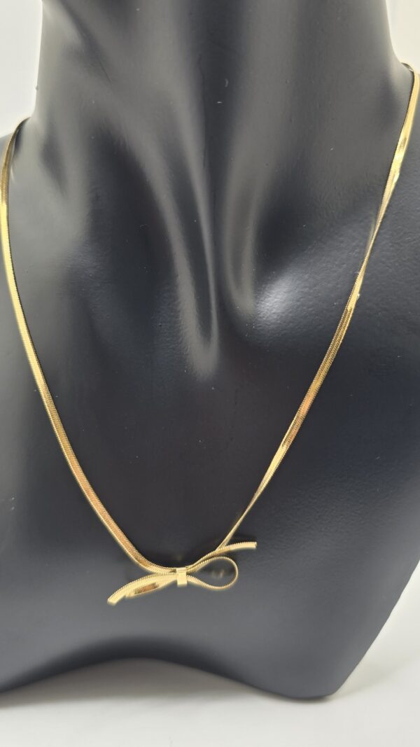 Mix 'n' Match 18K Gold Plated/ Stainless Steel Necklace/Choker & Bracelet (MO) - Image 2