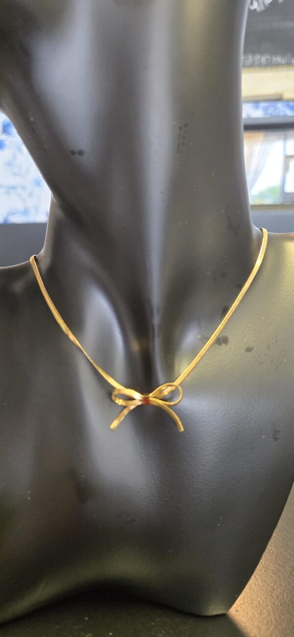 Mix 'n' Match 18K Gold Plated/ Stainless Steel Necklace/Choker & Bracelet (MO) - Image 3