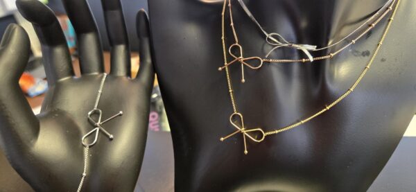 Mix 'n' Match 18K Gold Plated/ Stainless Steel Necklace/Choker & Bracelet (MO)