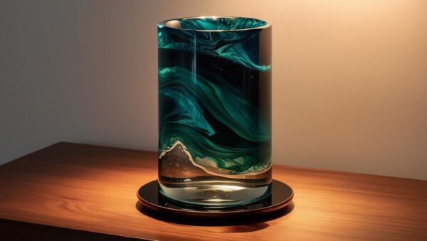 Custom Resin-Poured Vase (MO)